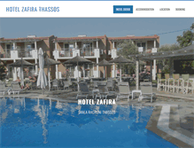 Tablet Screenshot of hotel-zafira.gr
